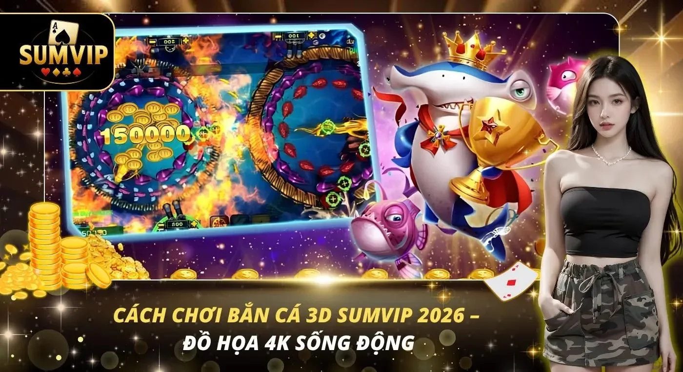 Cách Chơi Bắn Cá 3d Sumvip 2026 – Đồ Họa 4k Sống Động