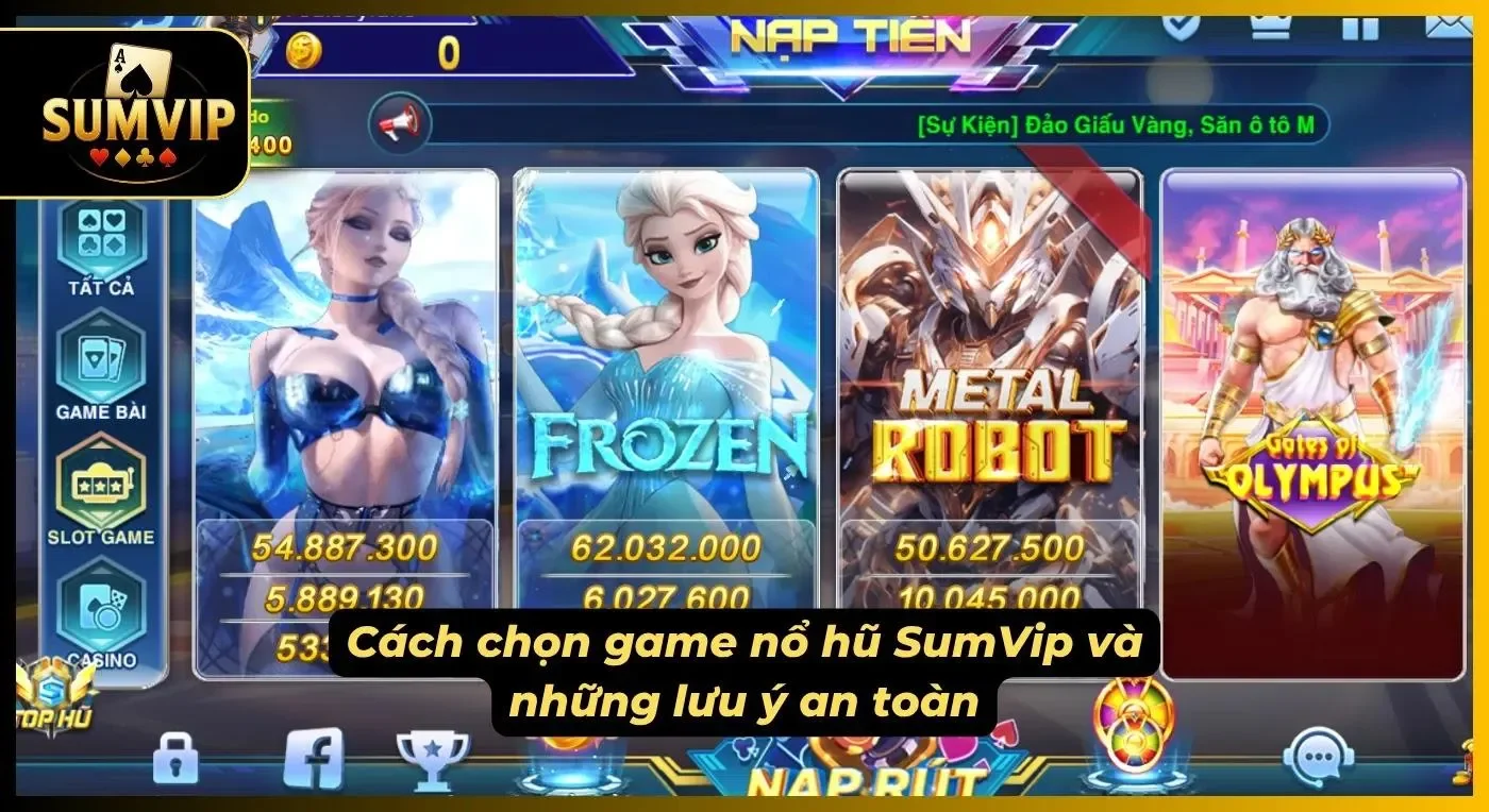 Trải nghiệm trọn vẹn các siêu phẩm slot game an toàn tại hệ thống cổng game