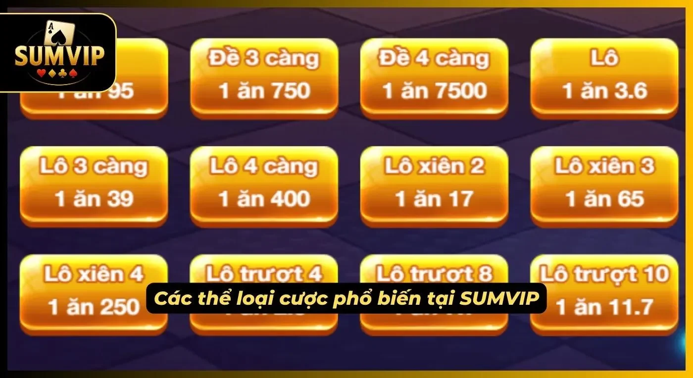 Tổng quan các loại cược phổ biến của xổ số