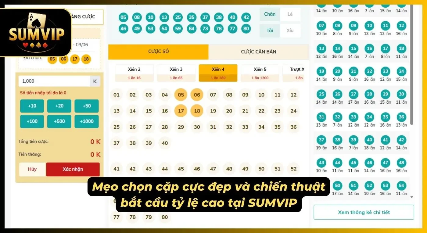 Kinh nghiệm chọn được cặp, chiến thuật cực đẹp