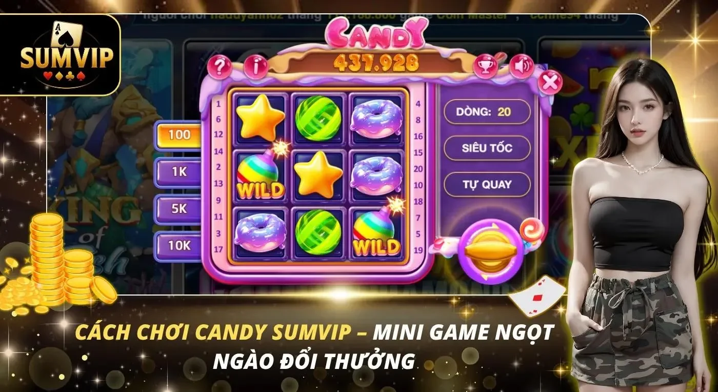 Cách Chơi Candy SumVip – Mini Game Ngọt Ngào Đổi Thưởng