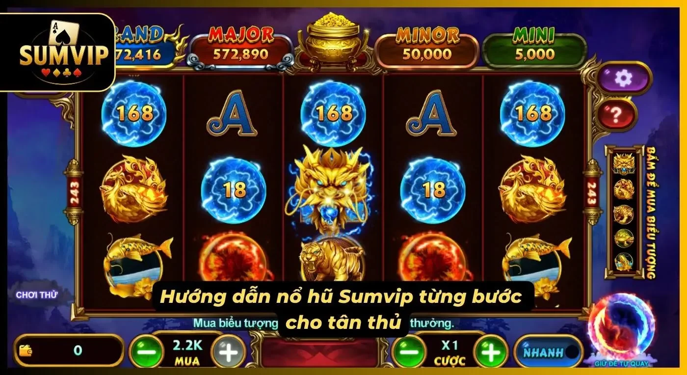 Hướng dẫn nổ hũ từ A-Z cách tham gia vào cổng game và thiết lập mức cược