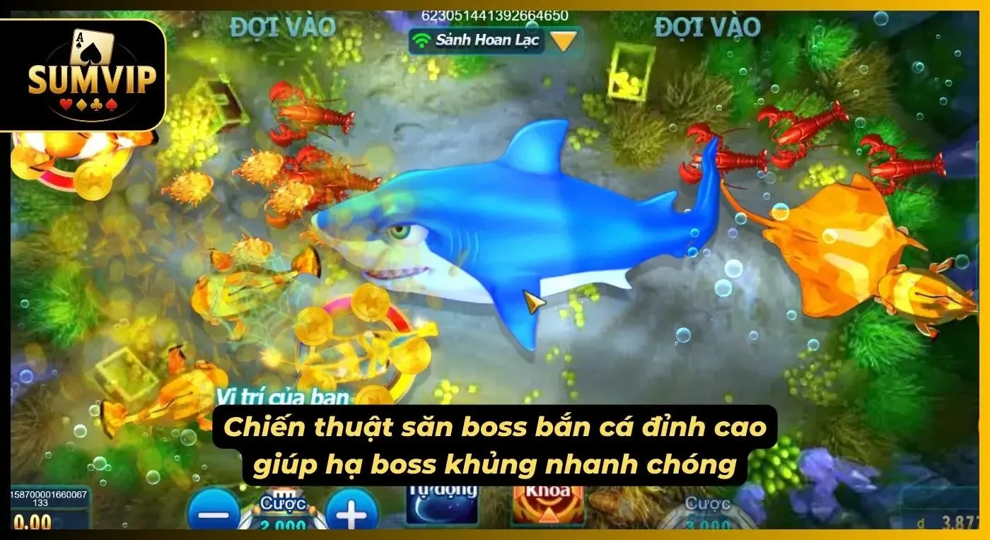 Hoạt động săn boss đòi hỏi người chơi biết phối hợp vũ khí mạnh mẽ trong game