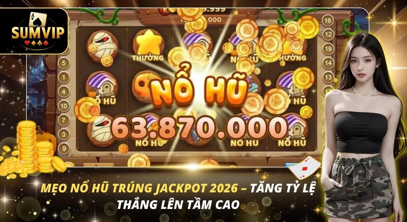 Mẹo Nổ Hũ Trúng Jackpot 2026 – Tăng Tỷ Lệ Thắng Lên Tầm Cao