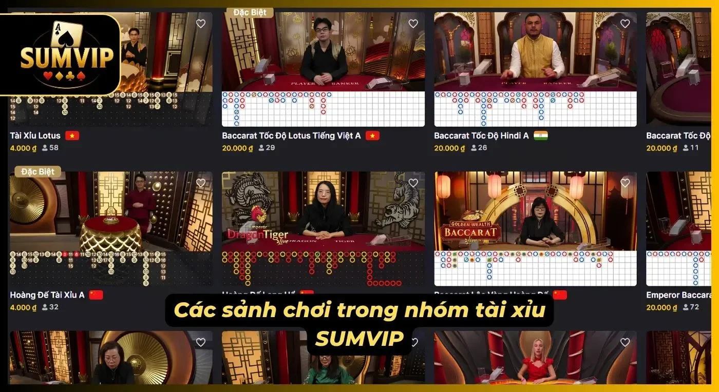 Các sảnh hoạt động liên tục trong nhiều khung giờ mỗi ngày