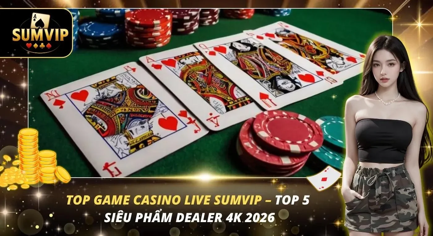 Top Game Casino Live SumVip – Top 5 Siêu Phẩm Dealer 4K 2026