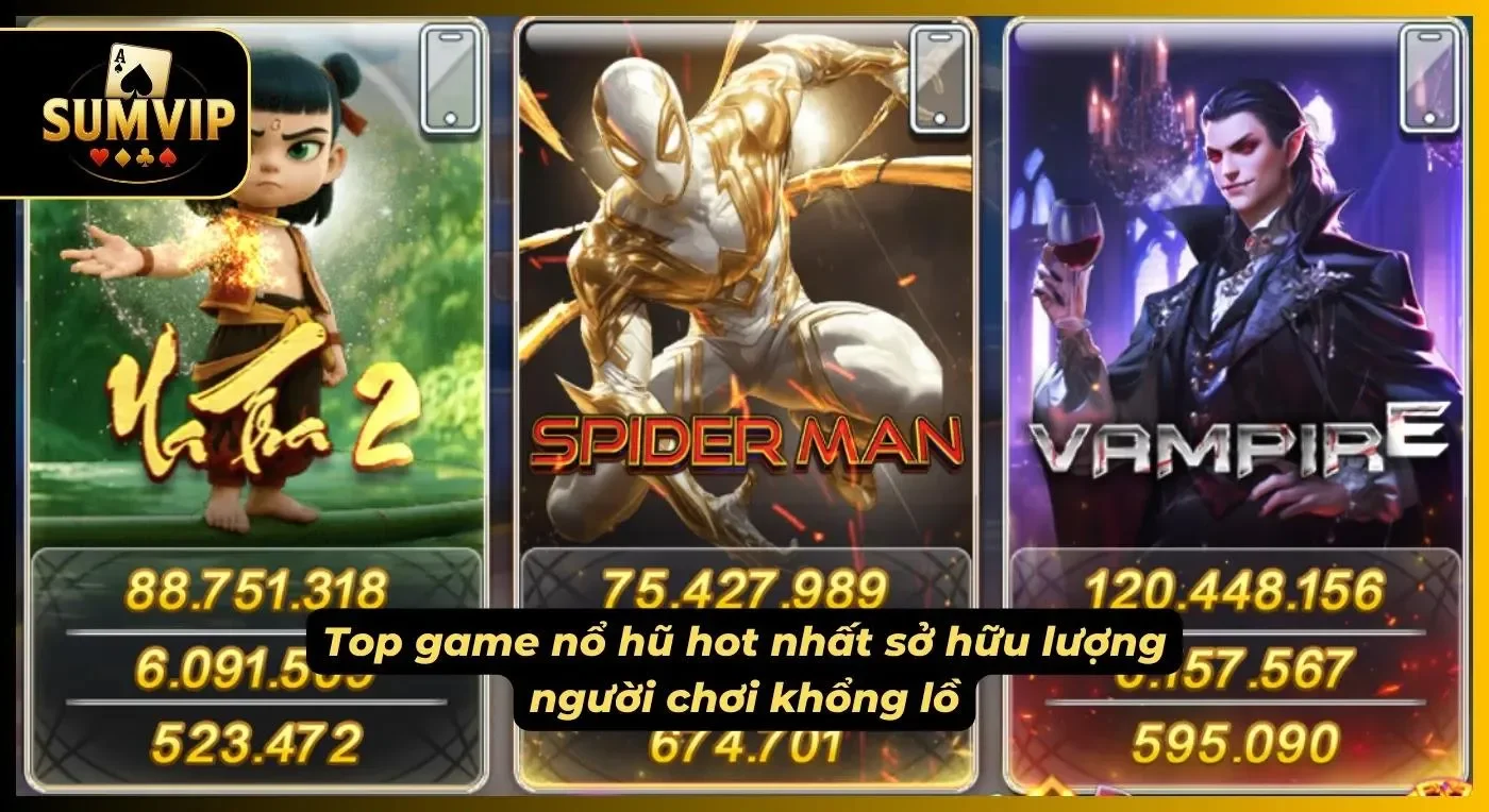 Trải nghiệm các dòng sản phẩm thuộc top trò chơi nổ hũ uy tín tại cổng game
